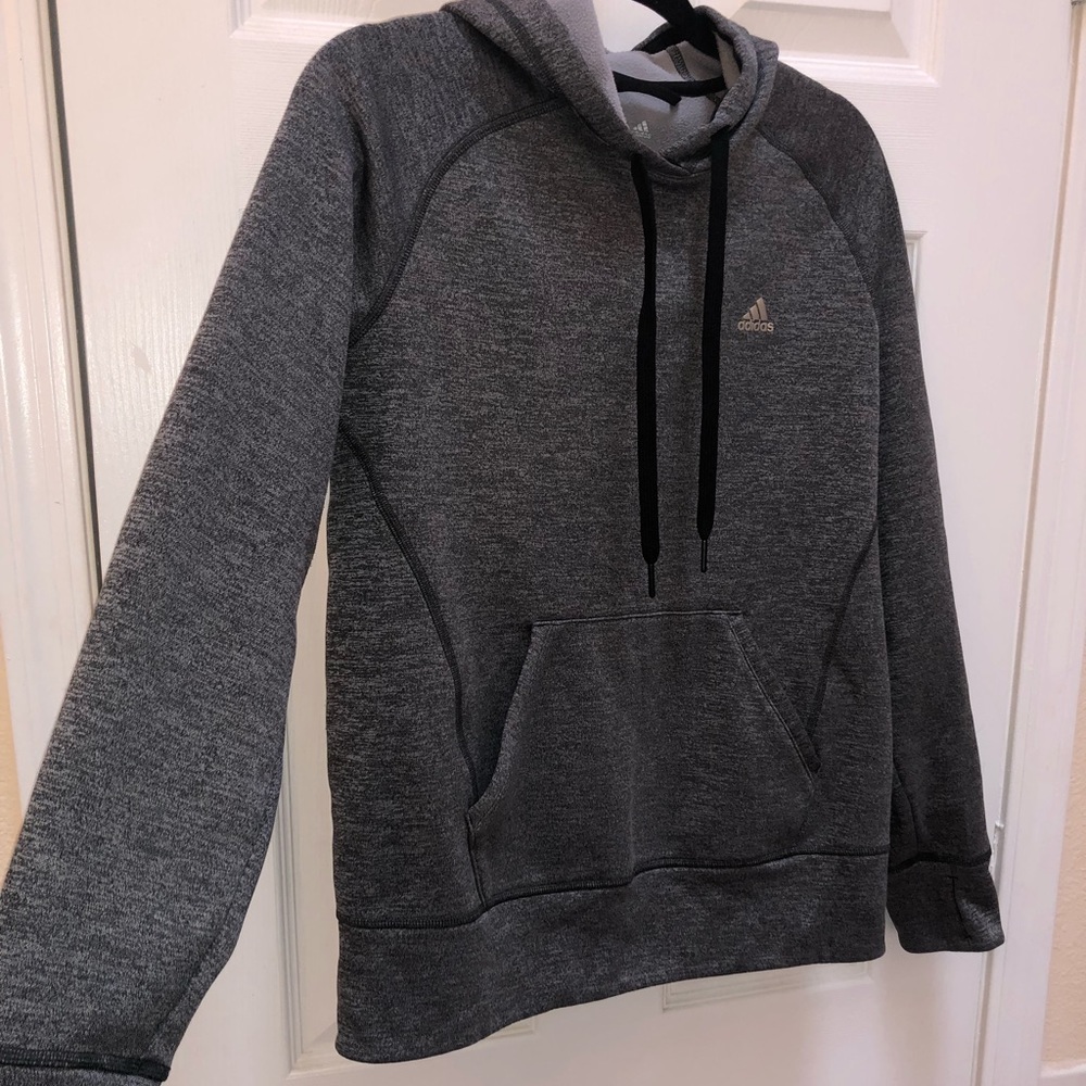 Grey Adidas hoodie